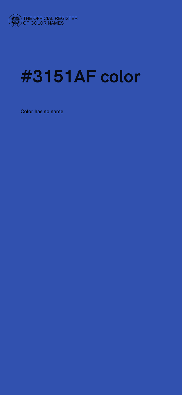 #3151AF color image