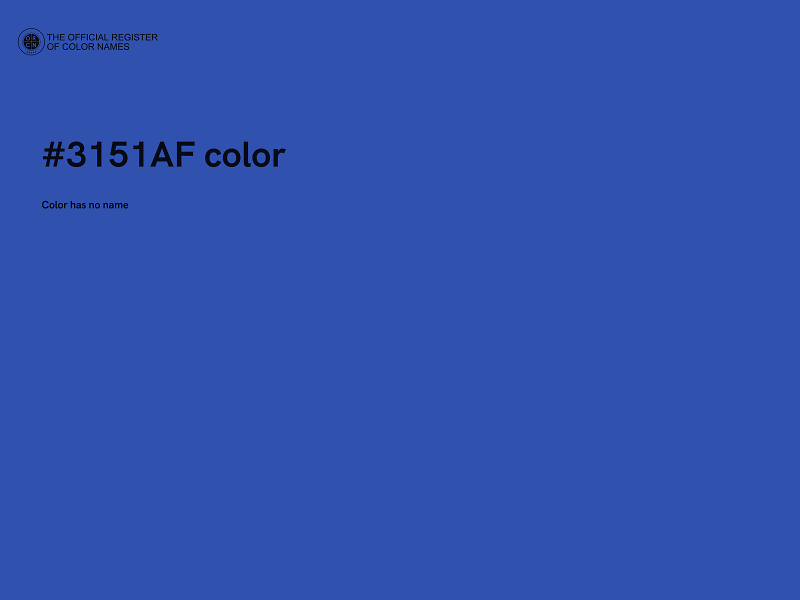#3151AF color image