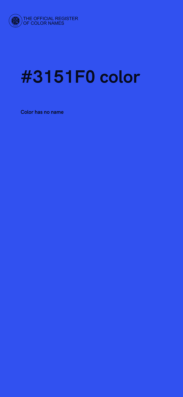 #3151F0 color image