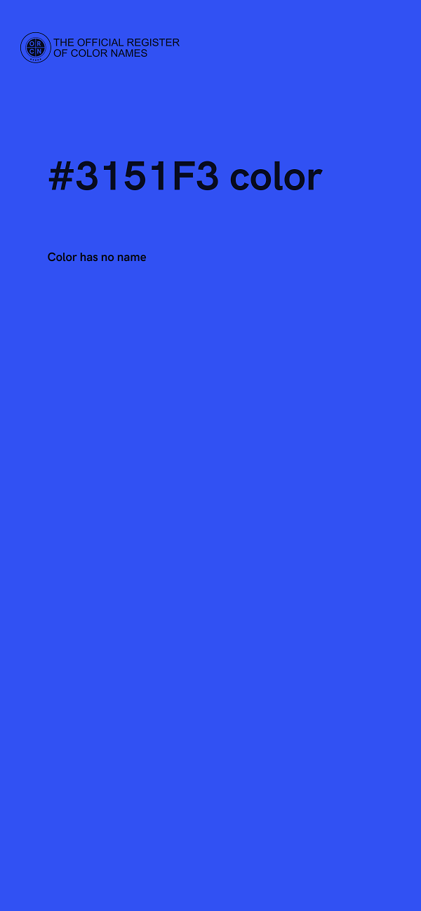 #3151F3 color image