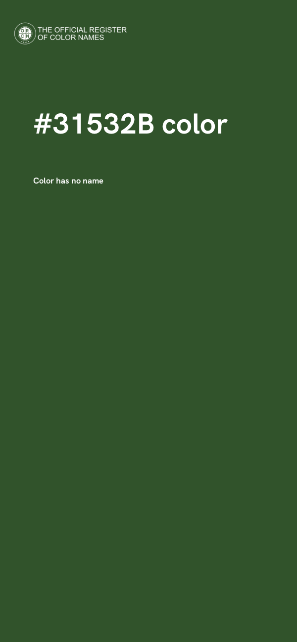 #31532B color image