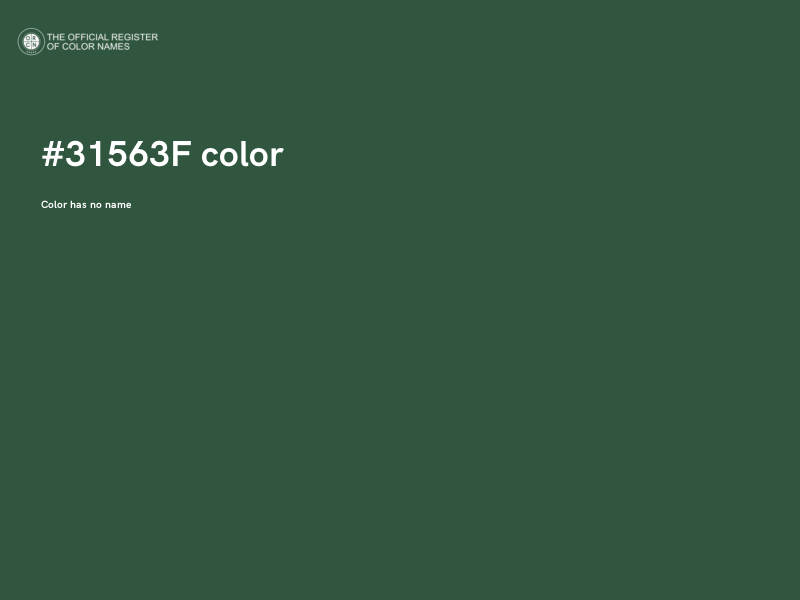 #31563F color image