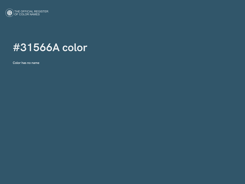#31566A color image