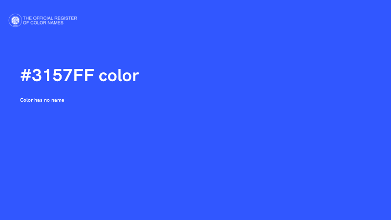 #3157FF color image