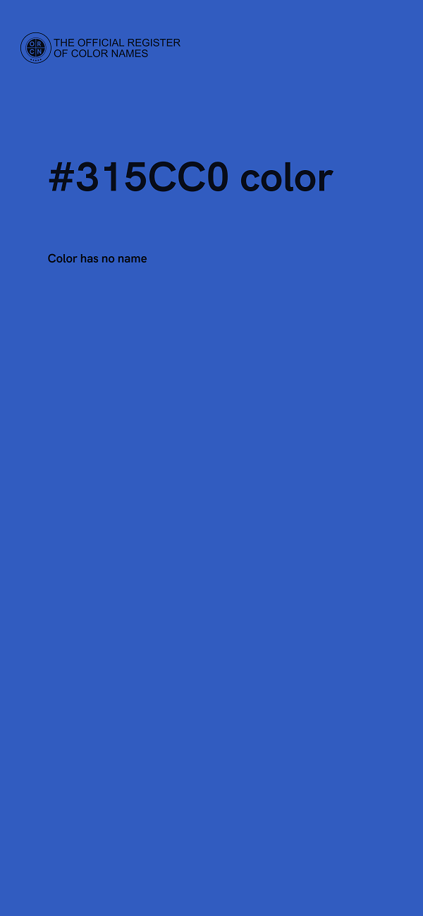 #315CC0 color image