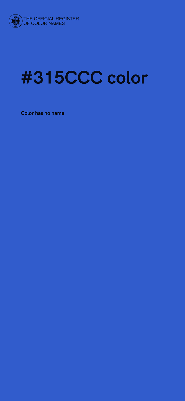 #315CCC color image