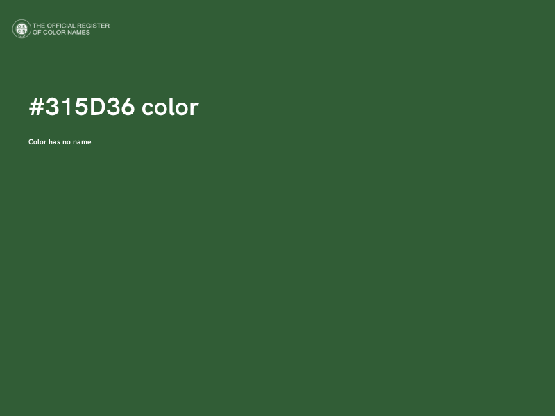 #315D36 color image