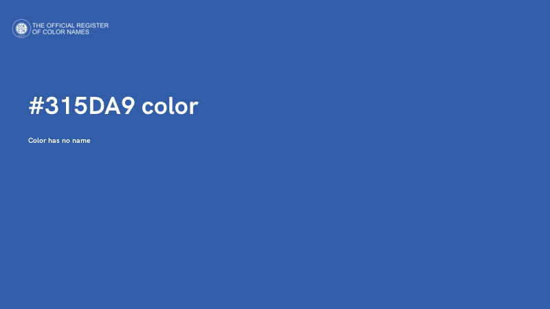 #315DA9 color image