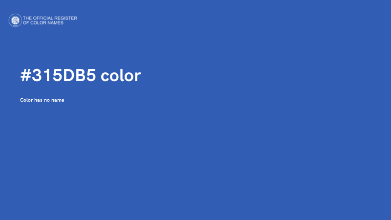 #315DB5 color image
