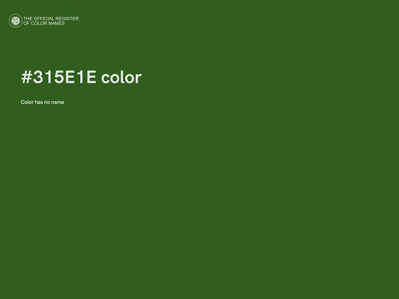 #315E1E color image