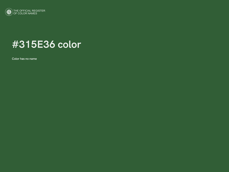 #315E36 color image