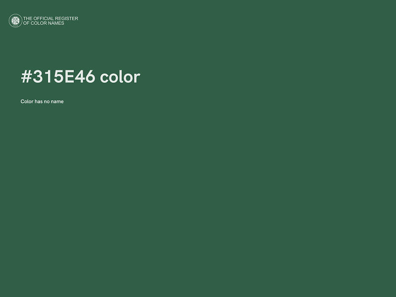 #315E46 color image