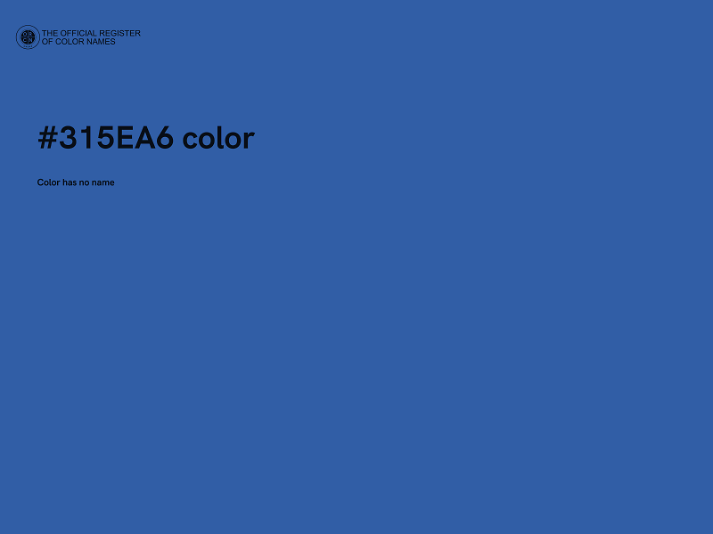 #315EA6 color image