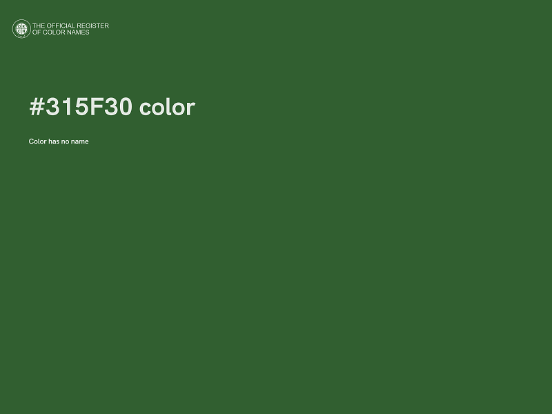 #315F30 color image