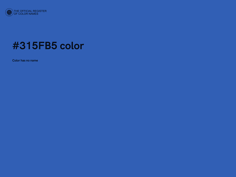 #315FB5 color image