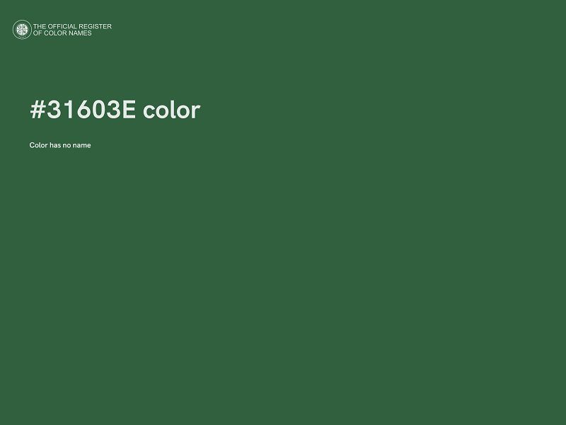 #31603E color image