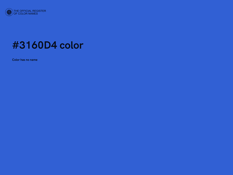 #3160D4 color image