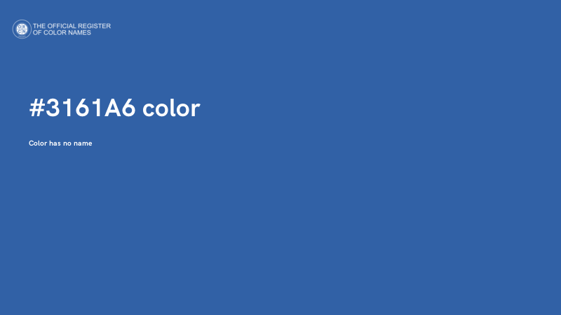 #3161A6 color image