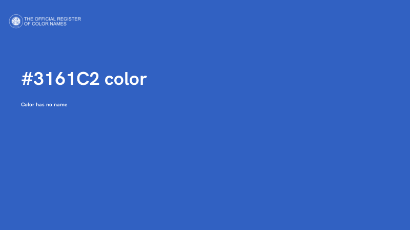 #3161C2 color image