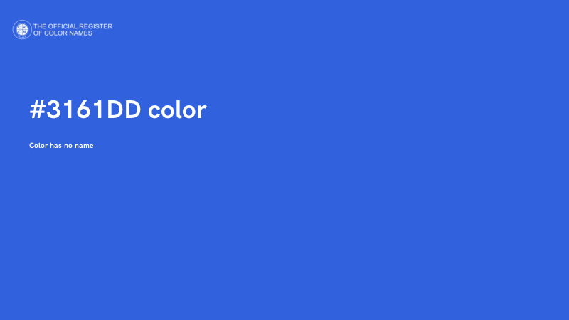 #3161DD color image