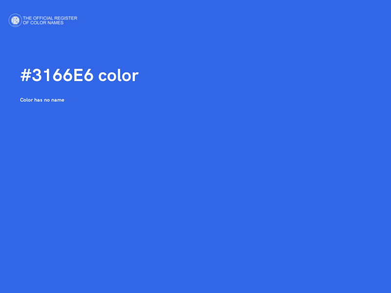 #3166E6 color image