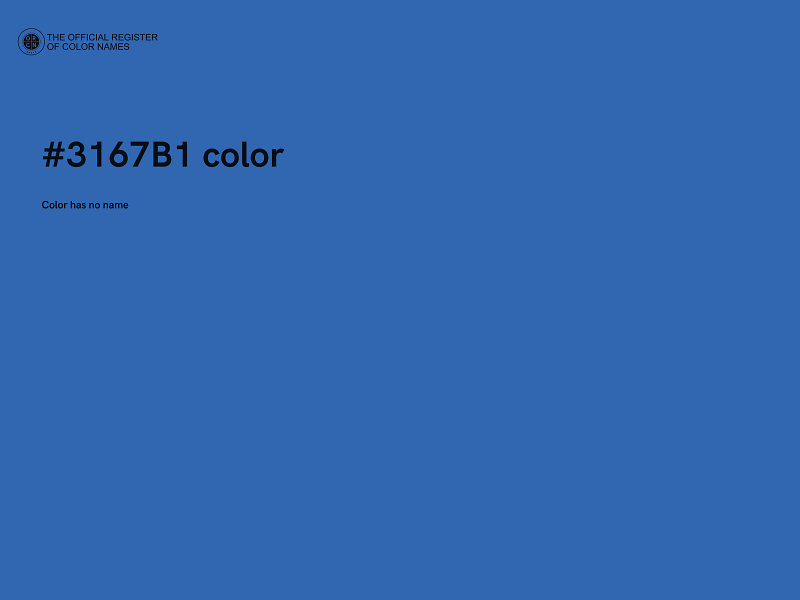 #3167B1 color image