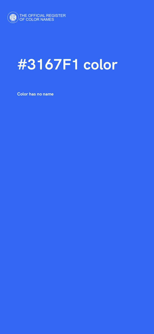 #3167F1 color image