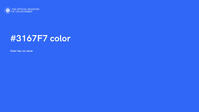 #3167F7 color image