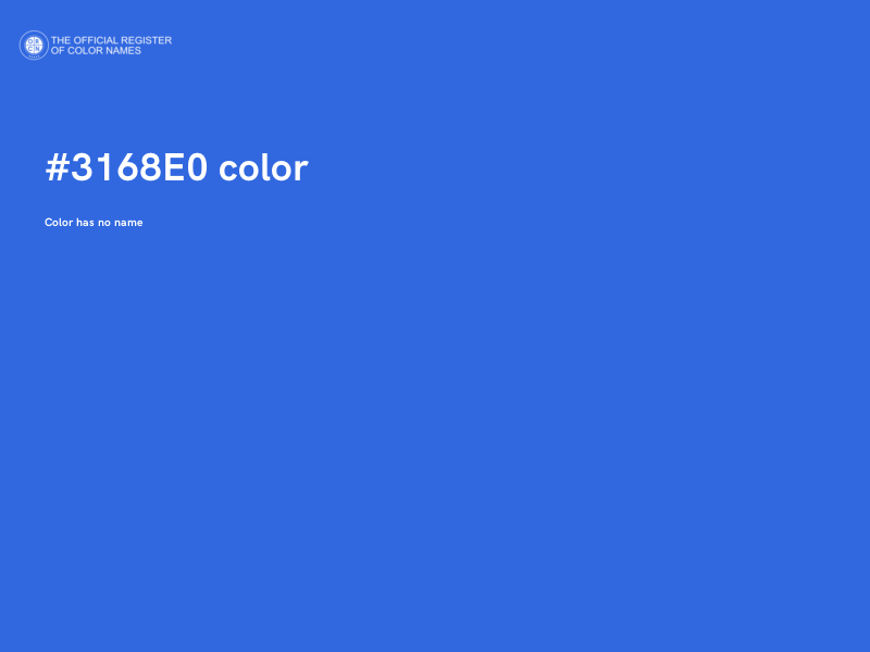 #3168E0 color image