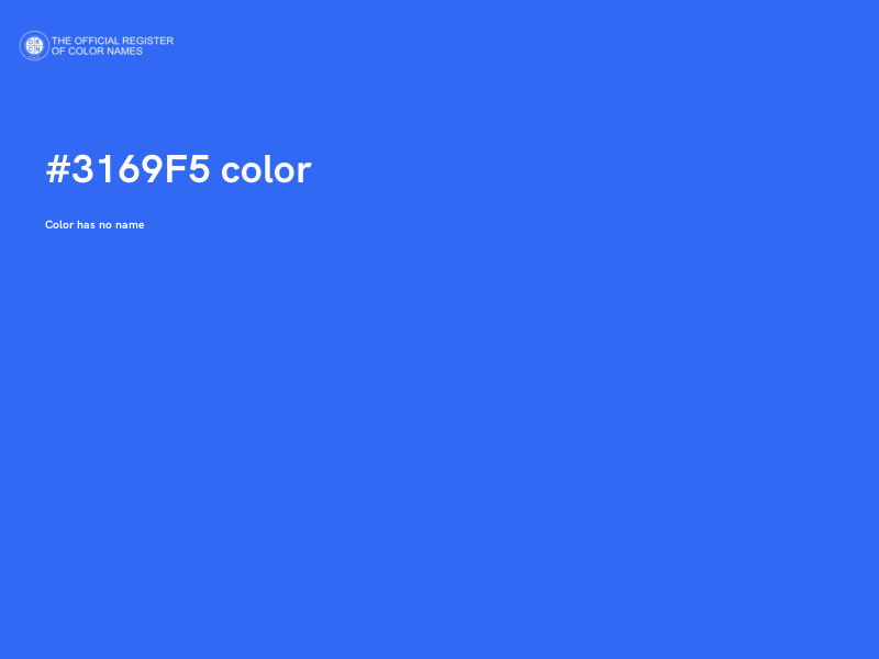 #3169F5 color image