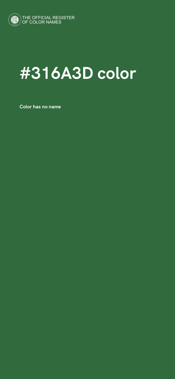 #316A3D color image