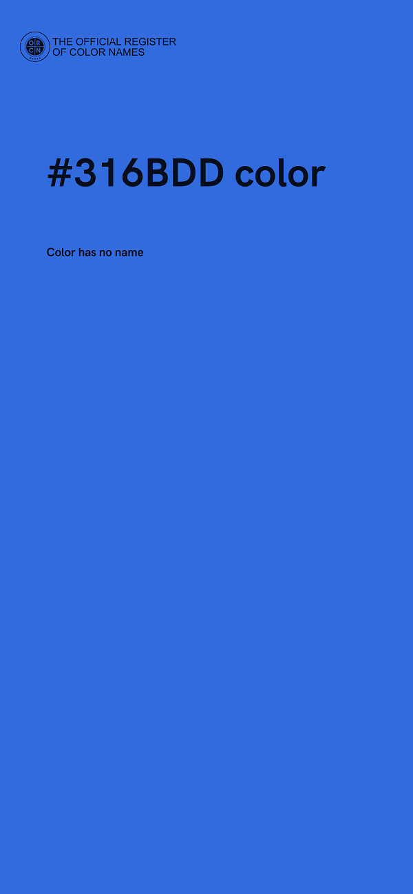 #316BDD color image