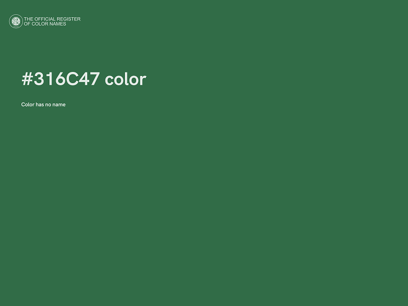 #316C47 color image