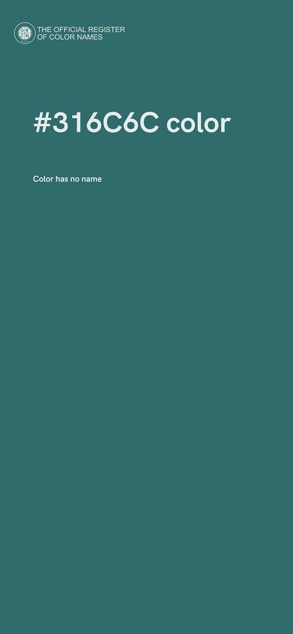 #316C6C color image