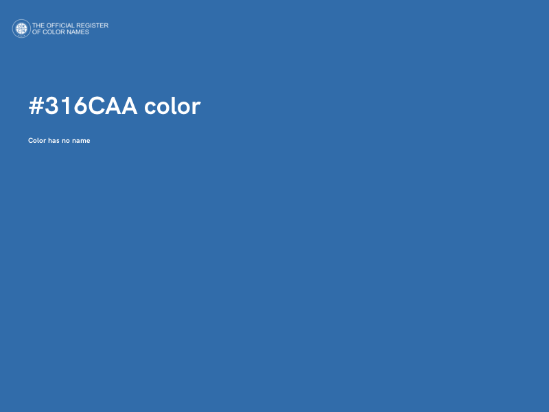 #316CAA color image