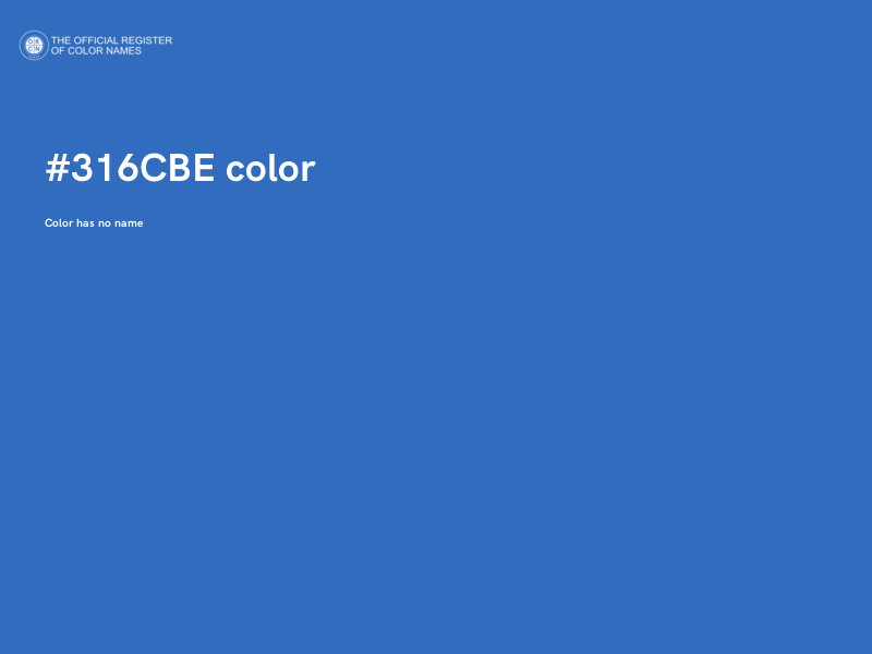 #316CBE color image