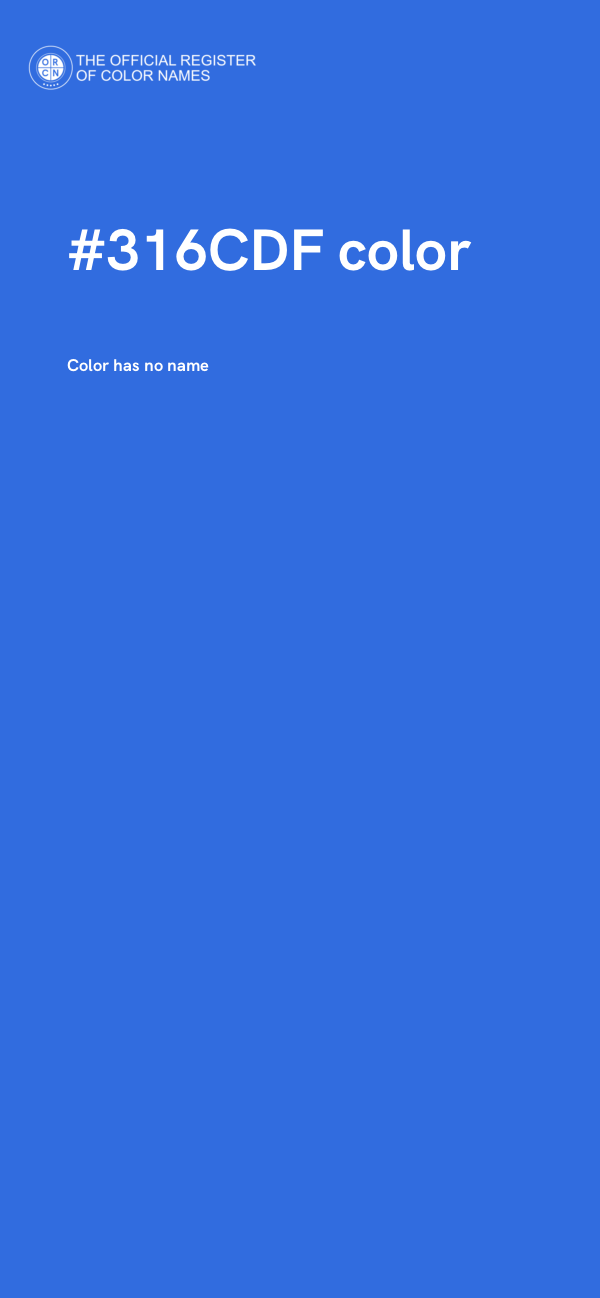 #316CDF color image