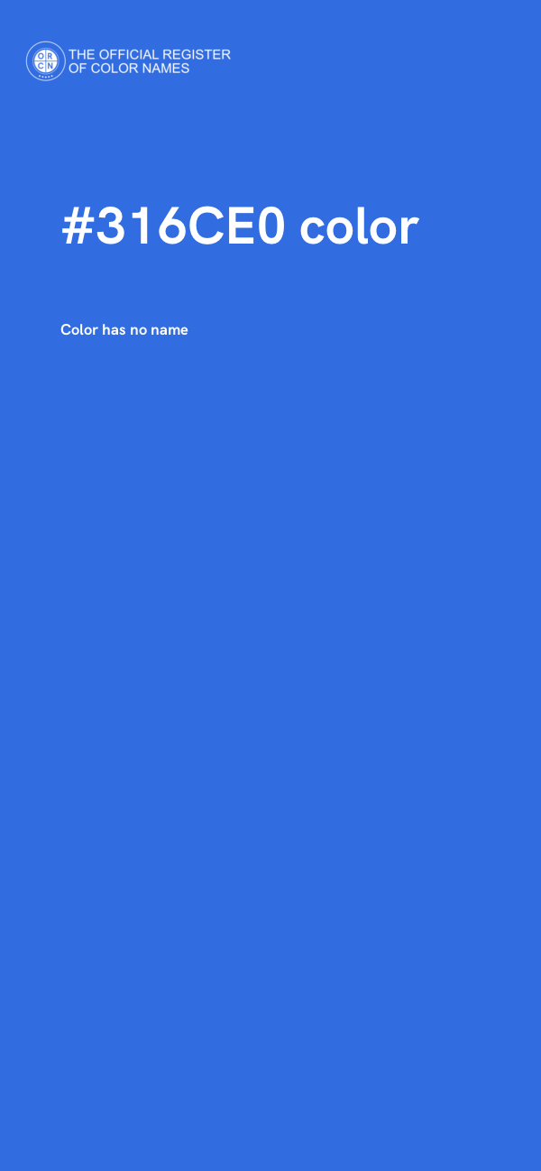 #316CE0 color image