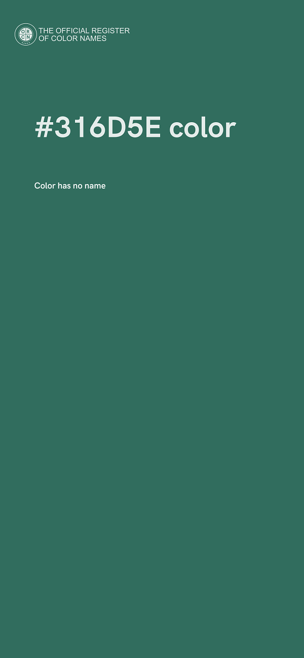 #316D5E color image