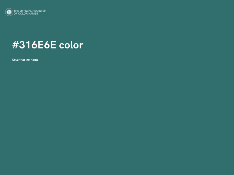 #316E6E color image