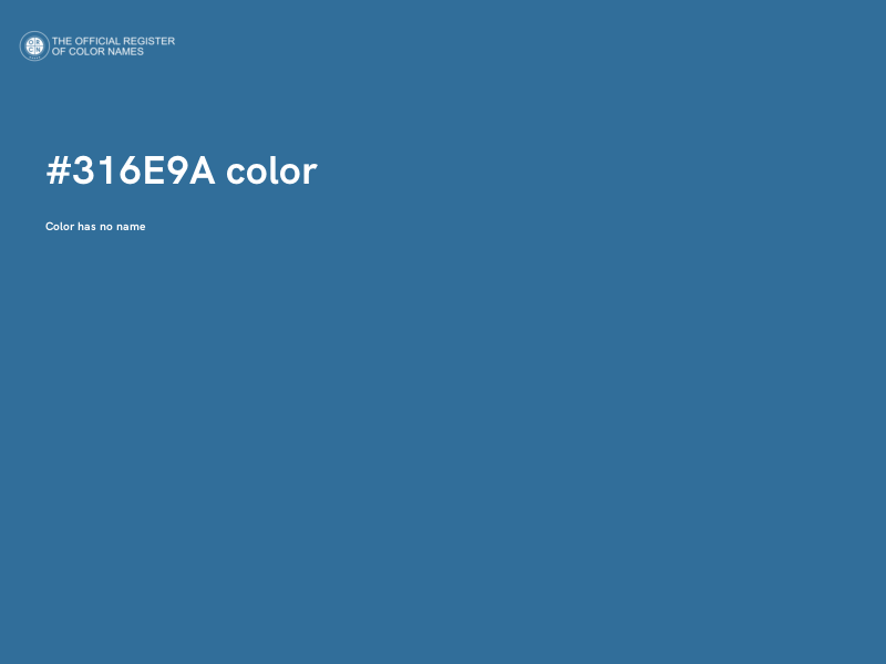 #316E9A color image