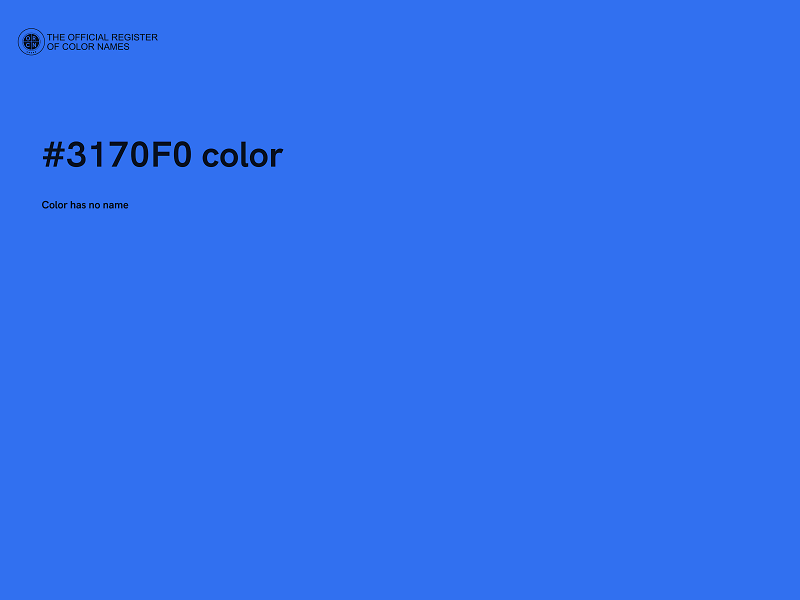 #3170F0 color image