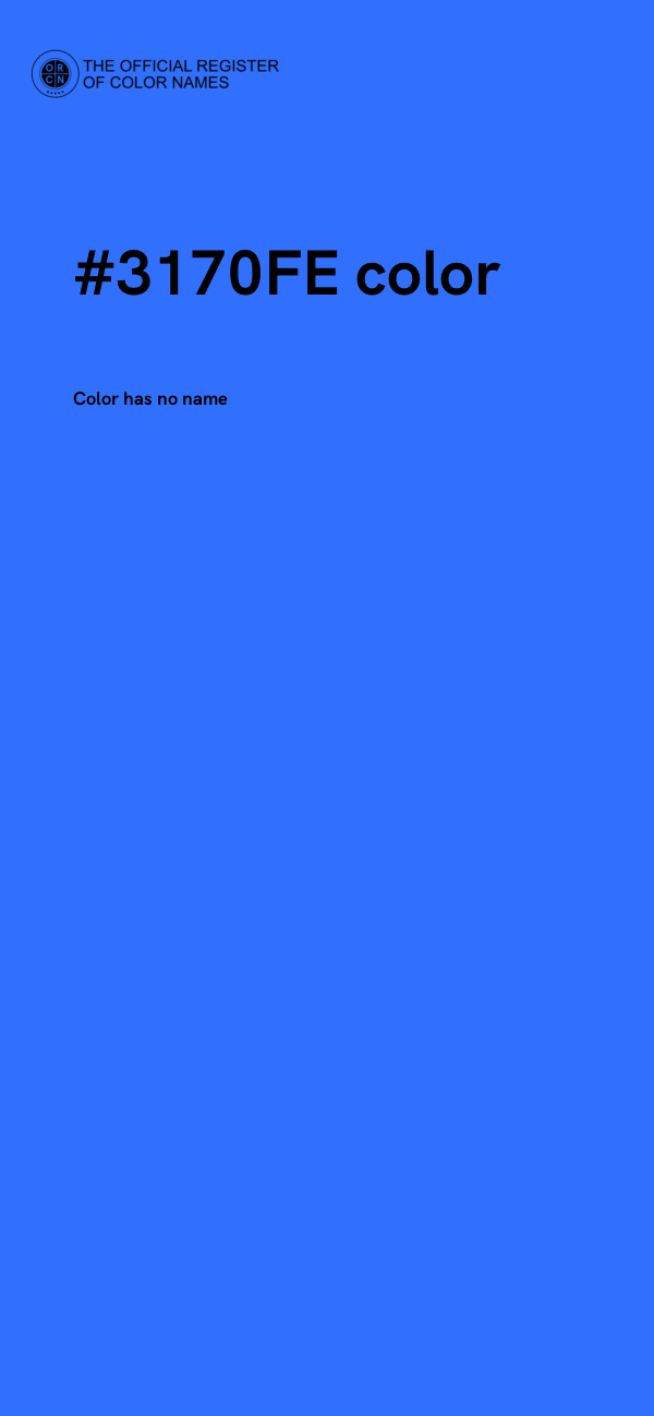 #3170FE color image