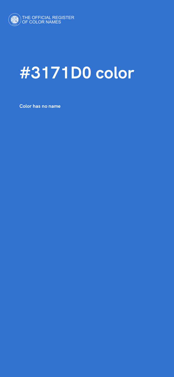 #3171D0 color image