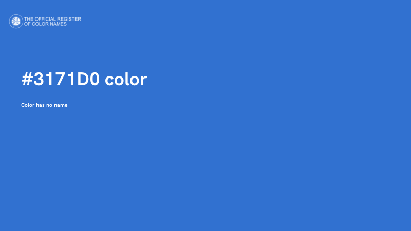 #3171D0 color image