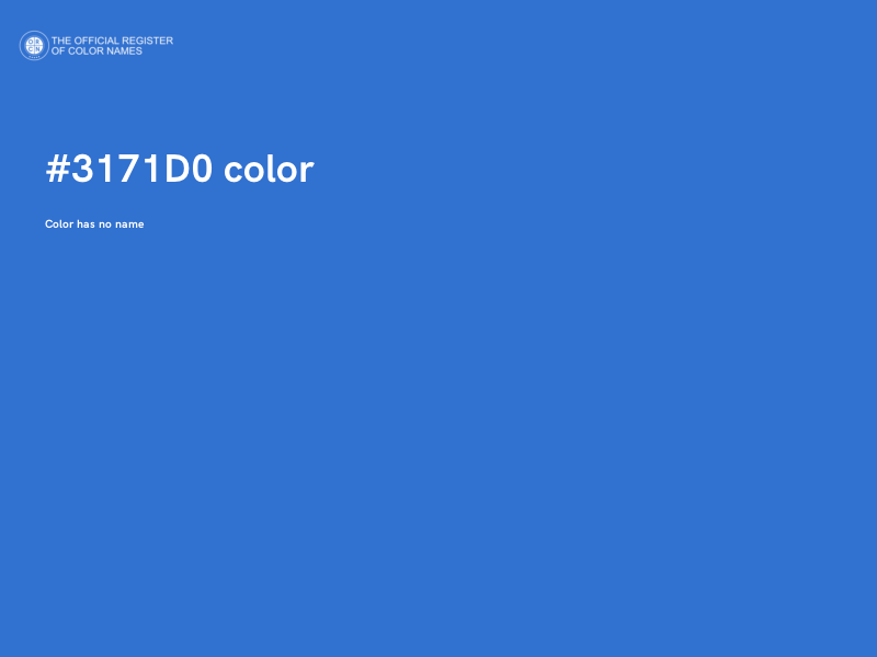 #3171D0 color image