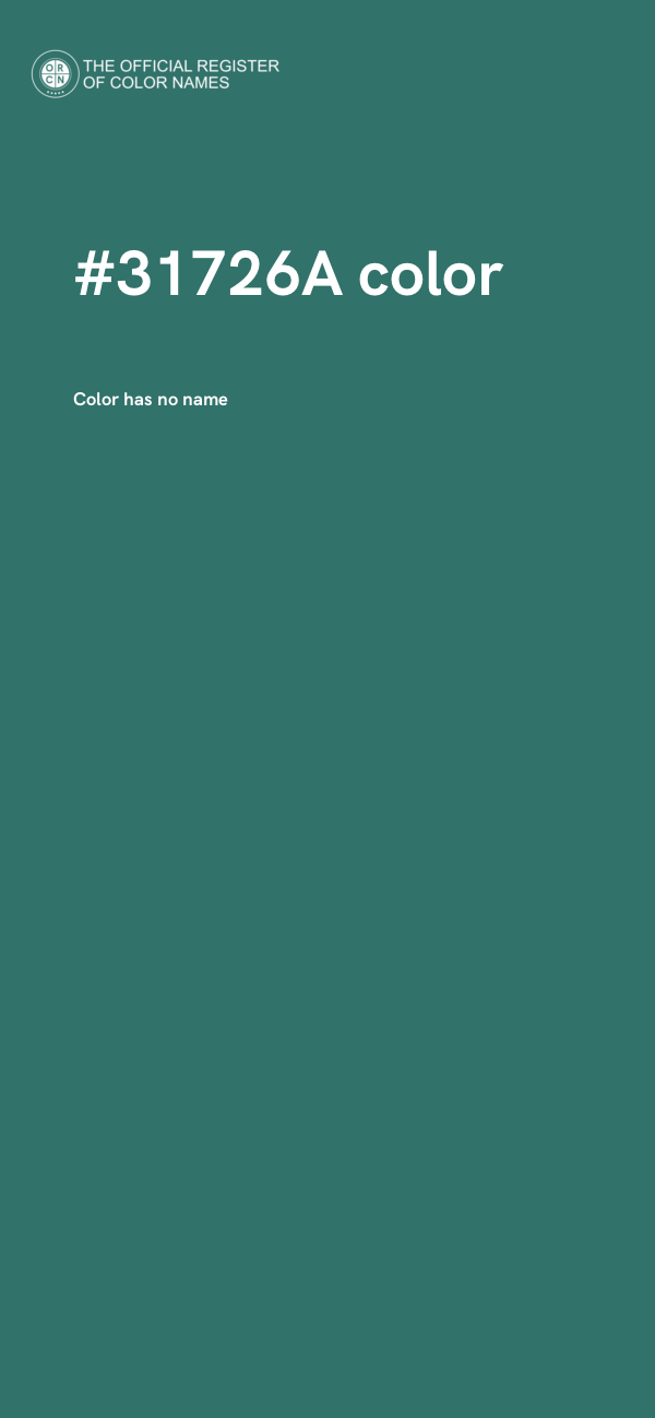 #31726A color image