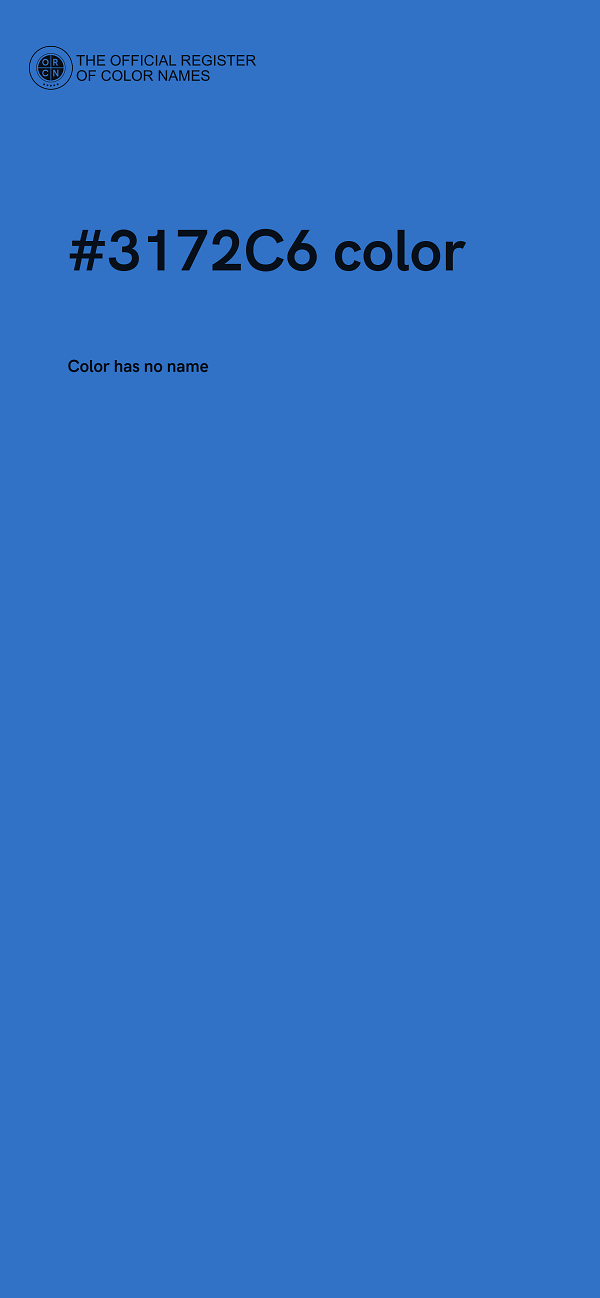 #3172C6 color image