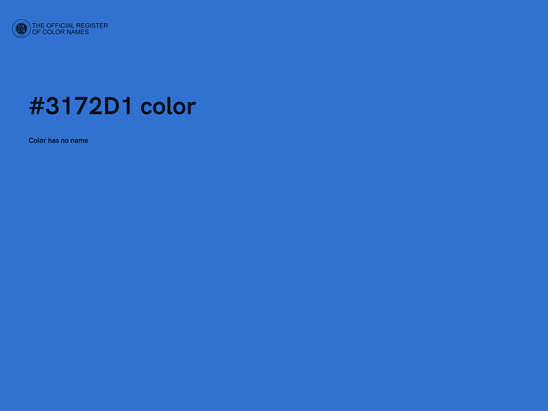 #3172D1 color image