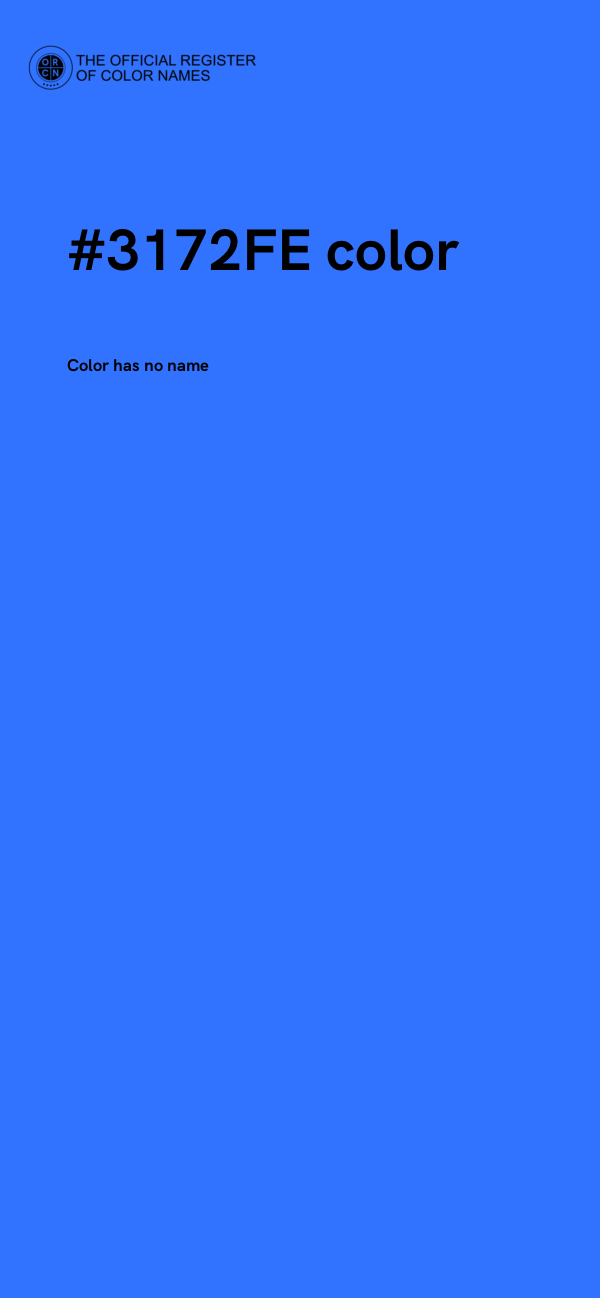 #3172FE color image